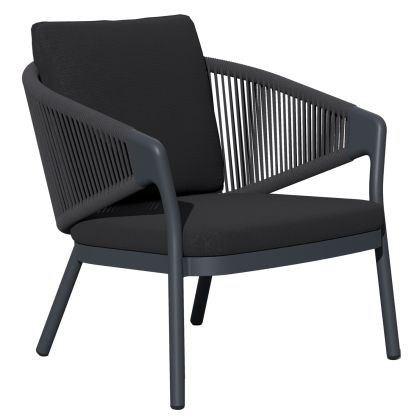 АЛУМИНИЕВ СТОЛ XANTION HM6471.01 С ВЪЖЕ И ВЪЗГЛАВНИЦИ - СИВ 71.5X77X70.5ВСМ.