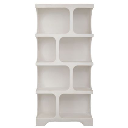 БЯЛ MDF БИБЛИОТЕКА 85X37X180CM