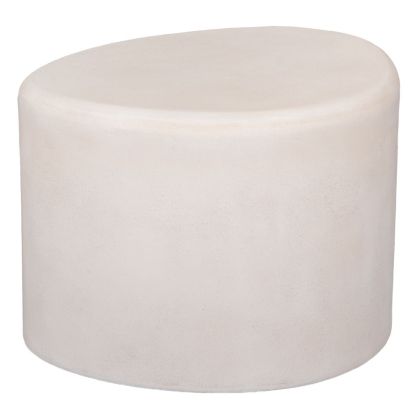 БЯЛА MDF ПОМОЩНА МАСА С НЕПРАВИЛНА ФОРМА 50X40X35СМ