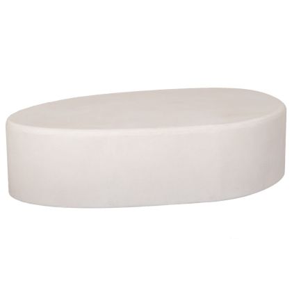 БЯЛА MDF ХОЛНА МАСА С НЕПРАВИЛНА ФОРМА 115X58X30СМ