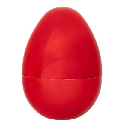 Easter egg in red pearl color 13x13x20cm