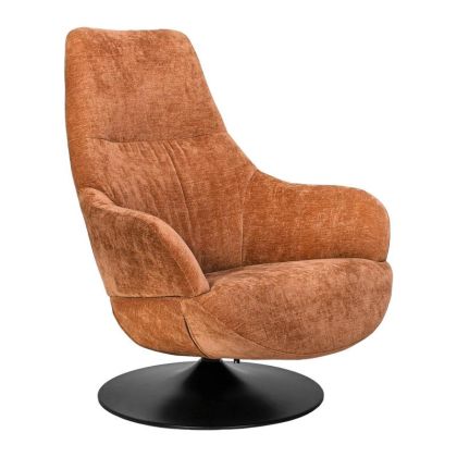 ВЪРТЯЩ СЕ ФОТЬОЙЛ COSMO ОРАНЖЕВ ЦВЯТ 88X74X97СМ