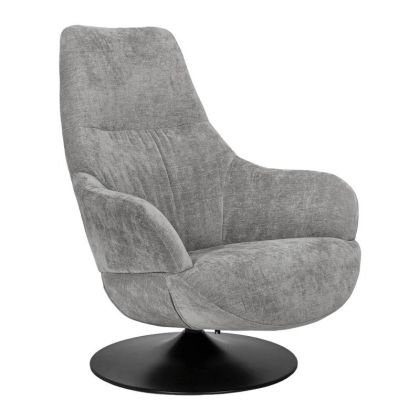 ВЪРТЯЩ СЕ ФОТЬОЙЛ COSMO СИВ ЦВЯТ 88X74X97СМ