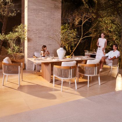 ГРАДИНСКИ КОМПЛЕКТ ETHEREAL SM21127 С МАСА И 6 КРОСЯТА