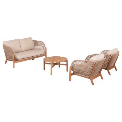 ГРАДИНСКИ СЕТ ОТ 4 ЧАСТИ SANJI HM21213 АКАЦИЕВО ДЪРВО-АЛУМИНИЕВА РАМКА-ВЪЖЕ