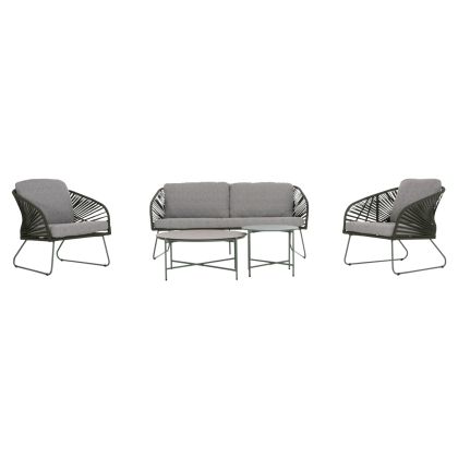 ГРАДИНСКИ СЕТ ОТ 5 ЧАСТИ ВЪРМОНТ HM6504.07 МЕТАЛ-ВЪЖЕ-СТЪКЛО - ЗЕЛЕН ЦВЯТ