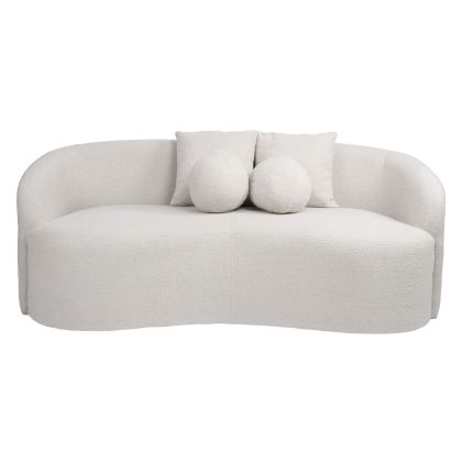 ДВУМЕСТЕН ДИВАН LYON - ВСЕКИДНЕВНА - ХОЛ, ПЛАТ ТЕДИ БЯЛ