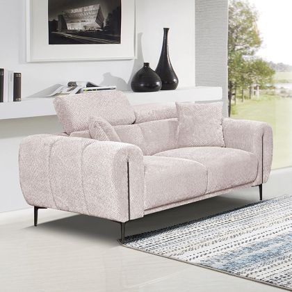 ДВУМЕСТЕН ДИВАН ЗА ХОЛ SEVILLE, ПЛАТ ТЕДИ, БЕЖОВ