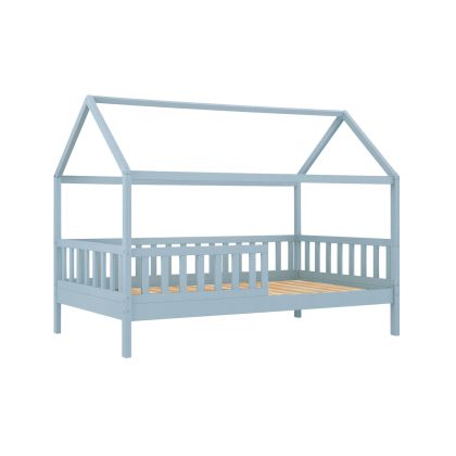 ДЕТСКО ЛЕГЛО DREAM MONTESSORI, ЗА МАТРАК 90X190 СМ, БОР, СВЕТЛО СИН ЦВЯТ