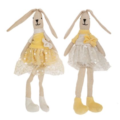 Заек от филц - 1бр -  два дизайна 9x4.5x42cm