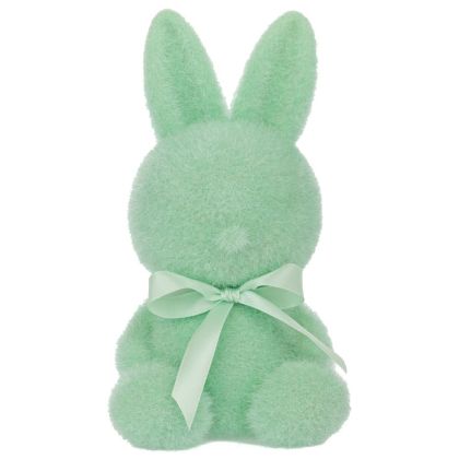 Зелено зайче с панделка 18 см