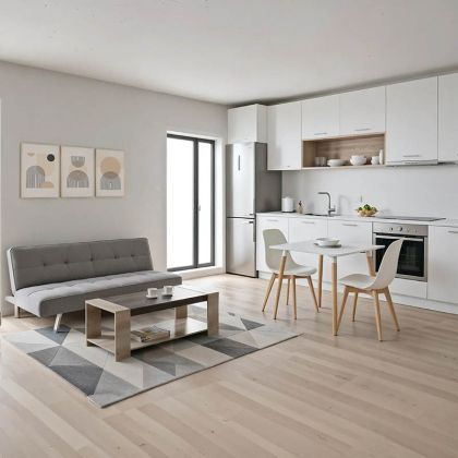 КОМПЛЕКТ МЕБЕЛИ ЗА ДНЕВНА SMOOTHNESS ОТ 5 ЧАСТИ