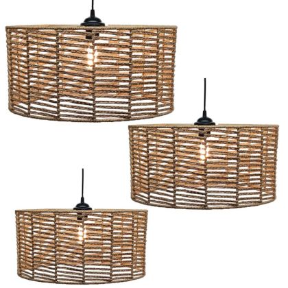 КОМПЛЕКТ ТРИ ПОЛИЛЕЯ, КАФЯВ С ВЪЖЕ - Д: 45.5x22.5, М: 40x19.3, Ш: 35x16.3 см 4/20 КУТИЯ