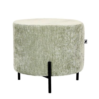 КРЪГЛА ТАБУРЕТКА NEW LUX ЗЕЛЕН ЦВЯТ 46X46X43СМ