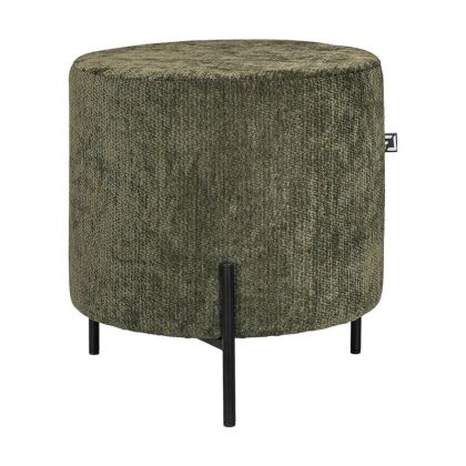 КРЪГЛА ТАБУРЕТКА NEW LUX МАСЛЕНИ БОИ 33X33X38СМ