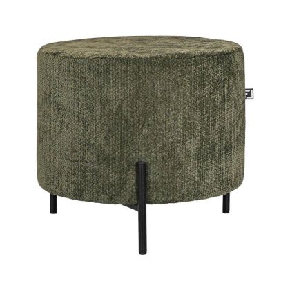 КРЪГЛА ТАБУРЕТКА NEW LUX МАСЛЕНИ БОИ 46X46X43СМ