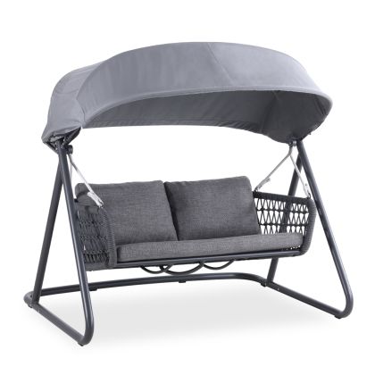 ЛЮЛКА С ПАЛАТКА EXCELSIOR SM6411.02 ТЪМНОСИВ АЛУМИНИЙ И ПАЛАТКА 185X134X175H