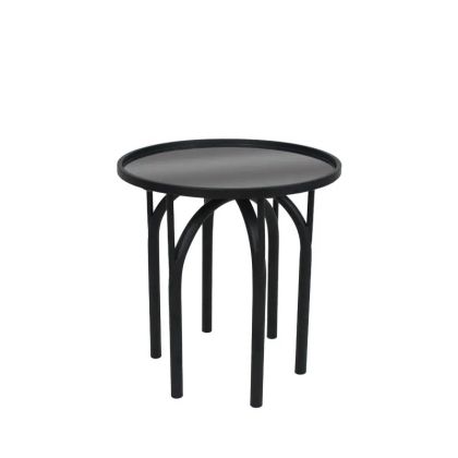 МАСИ ОТ МАТОВ ЧЕРЕН МЕТАЛ СЪС СТЪКЛО, КРЪГЛИ ИНДУСТРИАЛНИ - Φ40x45см 2/KIB