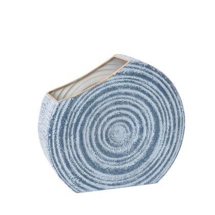 МЕТАЛНА ДЕКОРАТИВНА ВАЗА ЗА НАСТОЛА С ФОРМА НА ОХЛЮВ - 27.9x9.5x24.8 см 4 БР./КУТИЯ