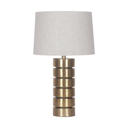 Настолна лампа Fl24573 металик бронзов цвят 31x51см E27