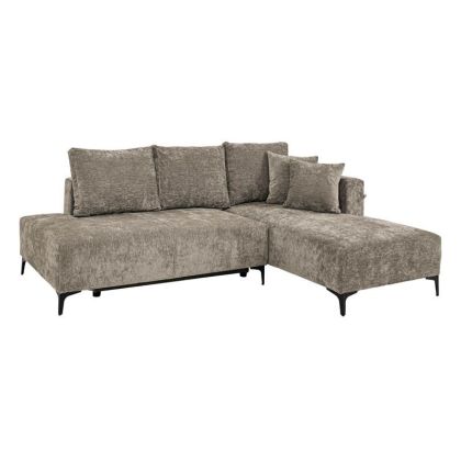 РАЗТЕГАТЕЛЕН ДИВАН MAGNUS ЛЯВ ЪГЪЛ КАФЯВ ПЛАТ 240X160X90СМ