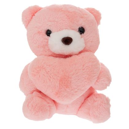 Розово плюшено мече със сърце 25 см