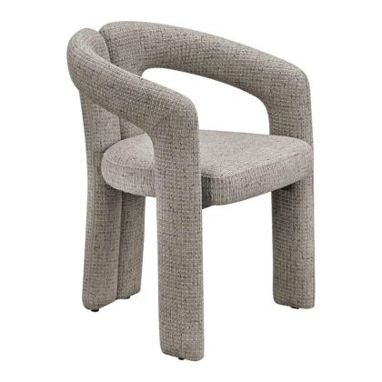 ТАПИЦИРАН ТРАПЕЗАРЕН СТОЛ OPHELIA СИВ ЦВЯТ 60X56X77СМ