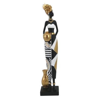 ТРАДИЦИОННА ДЕКОРАТИВНА ФИГУРА СЪДЪРИ - 10.5x8x48см 12/KIB