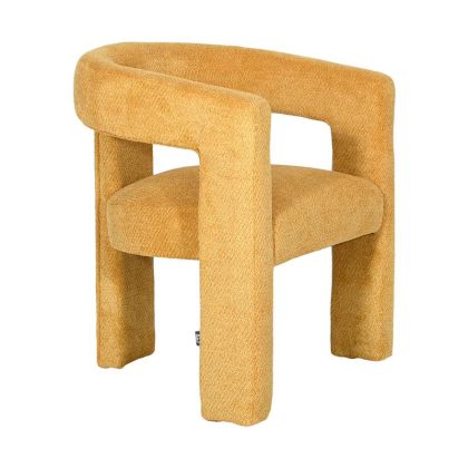 ТРАПЕЗАРЕН СТОЛ FL6493 ЦВЯТ НА ПЛАТ С ГОРЧИЦА 64X56X75СМ