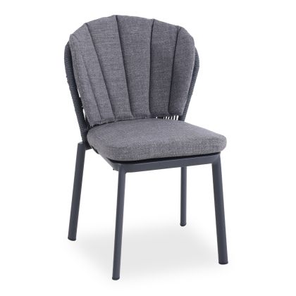 ТРАПЕЗЕН СТОЛ GOFFEN SM6398.02, ЦВЯТ КАФЯВ, АЛУМИНИЙ, ВЪЗГЛАВНИЦИ, ВЪЖЕТА, 57X61,5X82 ВИС. СМ