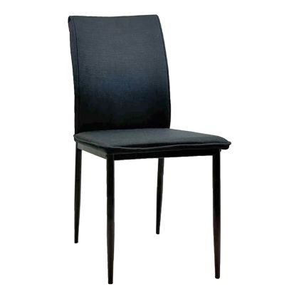 ТРАПЕЗЕН СТОЛ PERKY HM18347.02 ЧЕРЕН ПЛАТ И МЕТАЛНИ КРАКА 42X58X89.5ВСМ.