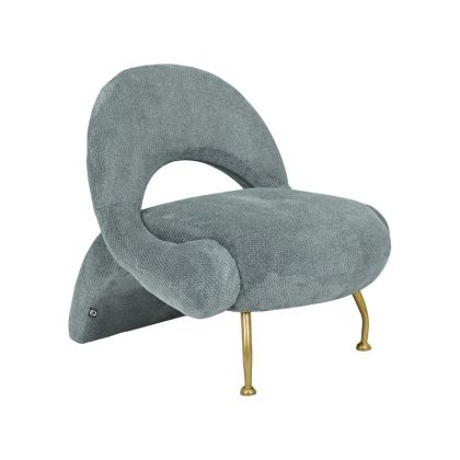 ФОТЬОЙЛ FL6654, ПЕТРОЛ, ПЛАТ, ЗЛАТИСТ, МЕТАЛНИ КРАКА, 80X86X81СМ