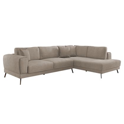 ЪГЛОВ РАЗТЕГАТЕЛЕН ДИВАН (ДЕСЕН) ZENORA HM3337.03R БЕЖОВ ПЛАТ 303X214X80ВСМ