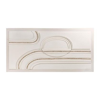 3d абстрактна картина, бежово 140x3x70см