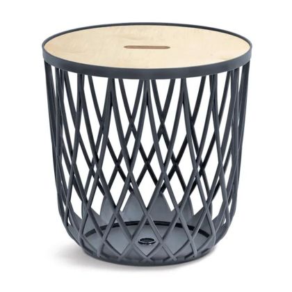 CLUBO АНТРАЦИТ КОШНИЦА С КАПАК 55 Л