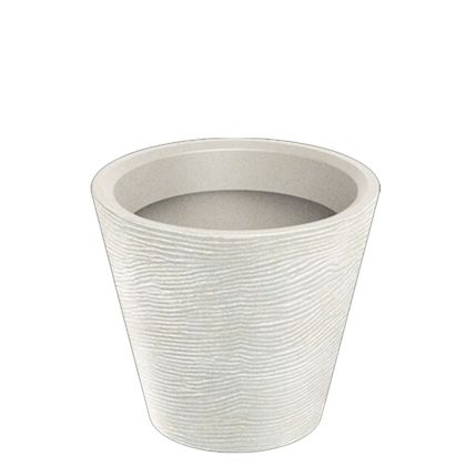 TUBRA КРЪГЛА ПЛАСТМАСОВА САКСИЯ 40X40X34СМ