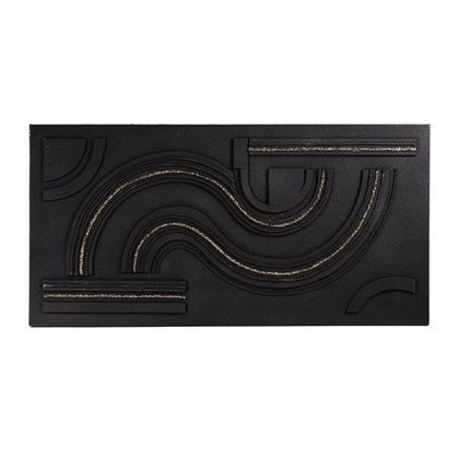 Абстрактна картина, черно 140x3x70см