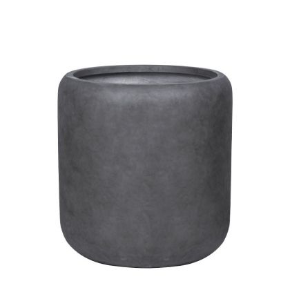 Голяма сива саксия - Φ54x55см