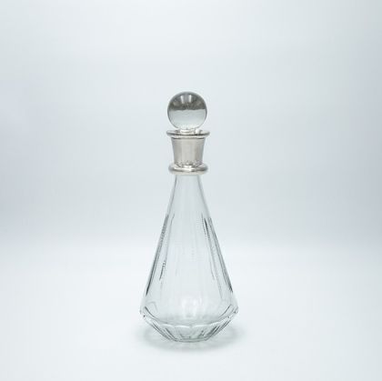 ДЕКАНТЕР СТЪКЛО-МЕТАЛ ЗЕЛЕН 30X11.5СМ