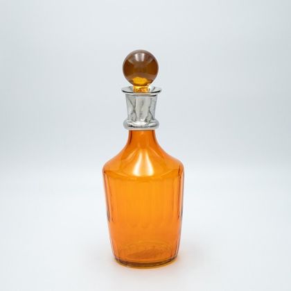 ДЕКАНТЕР СТЪКЛО-МЕТАЛ ОРАНЖЕВ 29X10СМ