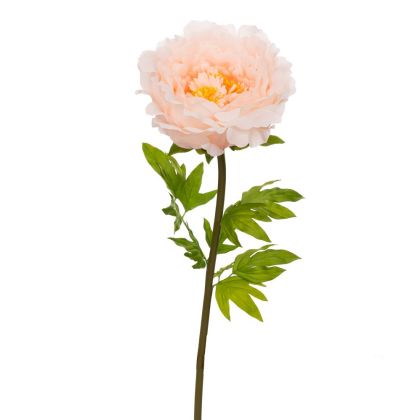 ДЕКОРАТИВНО ГИГАНТСКО СТЪБЛО СВЕТЛО РОЗОВ БОЖУР 48X48X130 СМ