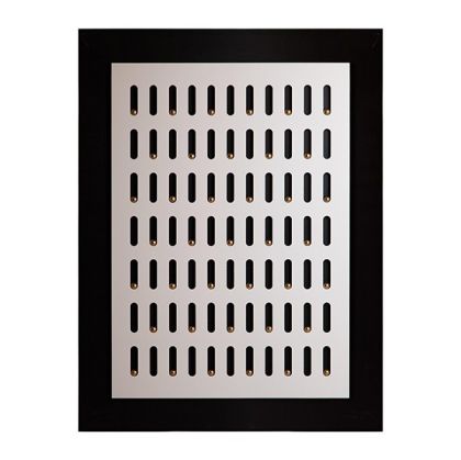 Картина платно със златни топки бяло - черно 90x3.5x120см