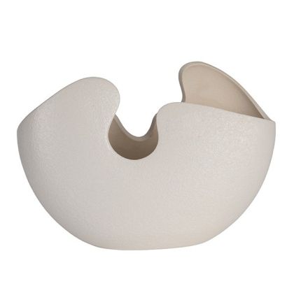 Керамична саксия бяла 29.5x13.3x20.7