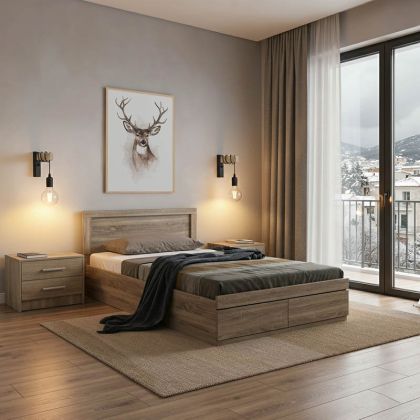 Комплект за спалня Olympus Sonoma с легло 100x200 см, 2 броя