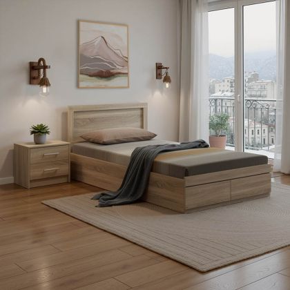 КОМПЛЕКТ ЗА СПАЛНЯ OLYMPUS SONOMA С ЛЕГЛО 120X200 СМ, 2 БРОЯ