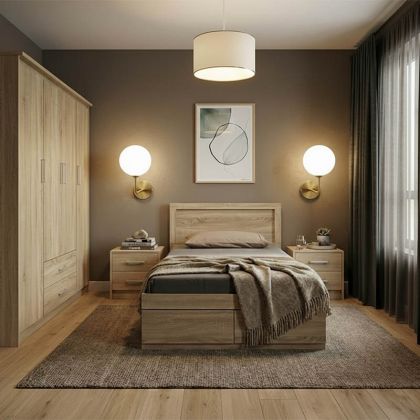 КОМПЛЕКТ ЗА СПАЛНЯ OLYMPUS SONOMA С ЛЕГЛО 120X200 СМ, 4 ЧАСТИ