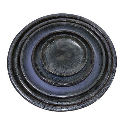 Комплект/5 кръгли чинии за въглища - Xs:φ14.5x2, S:φ20x2.5, M:φ23x3.4, L:φ30.5x4.5, Xl:φ35.5x4.5см