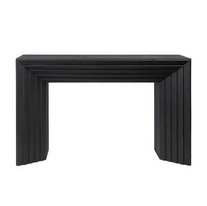 Конзола дървена черна 120x31x80см