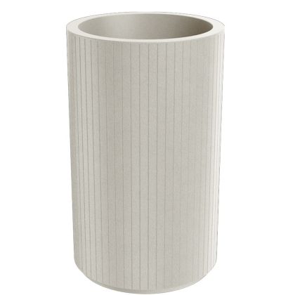 КРЪГЛА ВИСОКА ПЛАСТМАСОВА САКСИЯ CORO 48X48X80 СМ