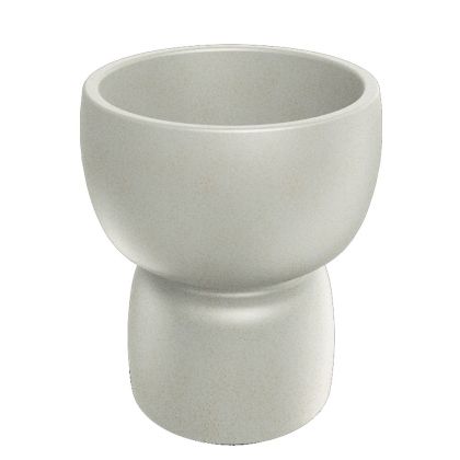 КРЪГЛА ПЛАСТМАСОВА САКСИЯ DUALA 47X47X55 СМ